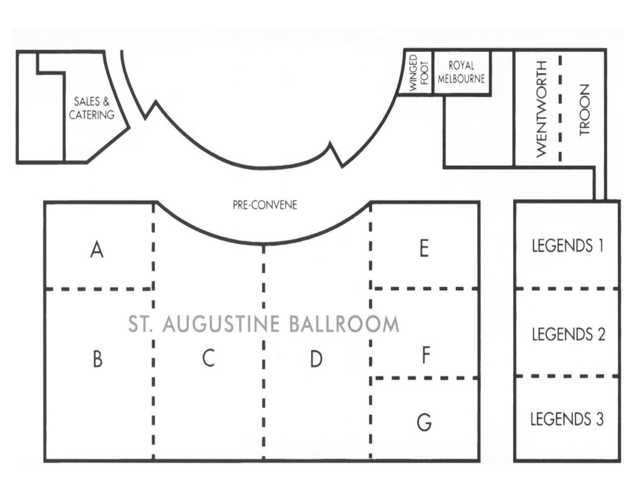 St Augustine Resort Floor Layout